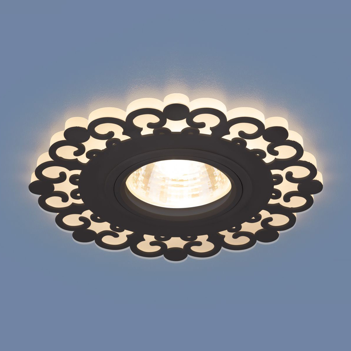 фото Встраиваемый точечный светильник elektrostandard 2196 mr16 bk черный a037230