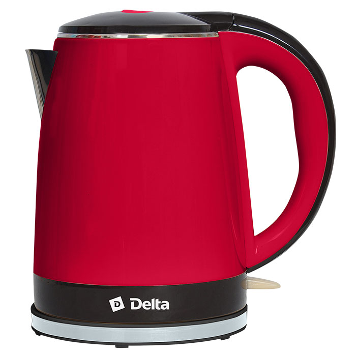 фото Чайник электрический delta dl-1370 red/black