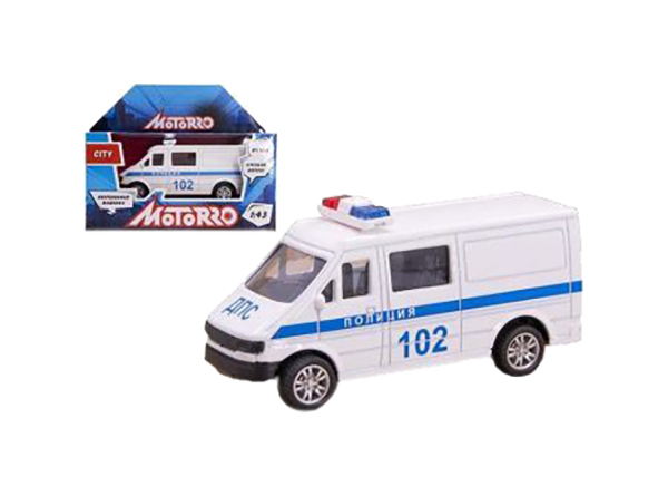 

Металлическая машина Motorro Полиция 200253833