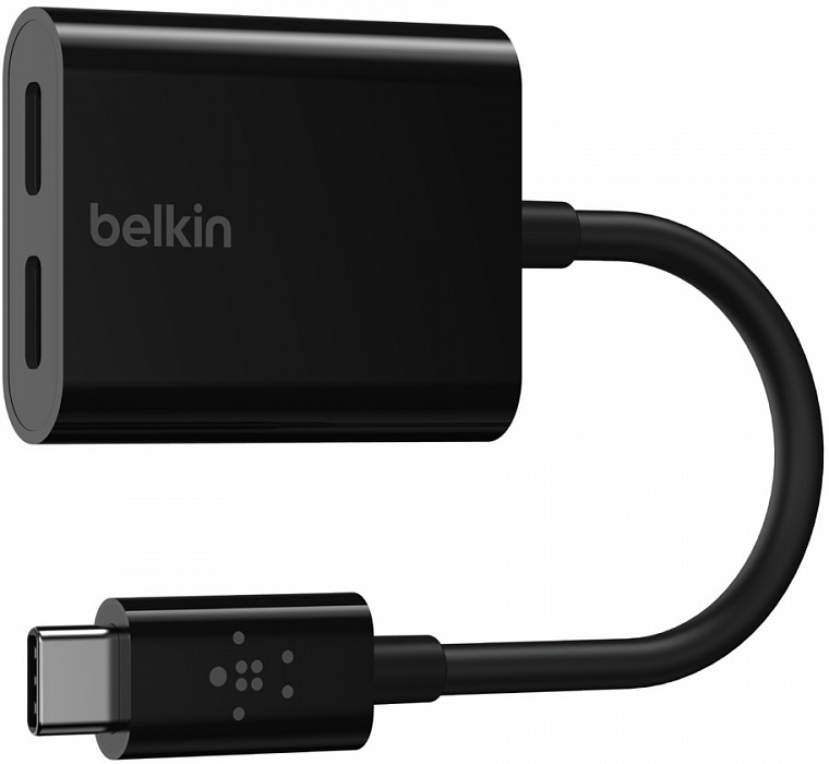 

Адаптер Belkin Connect USB Type C/2xUSB Type C (F7U081bt), Черный