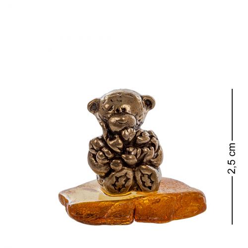 

Фигурка Art East, Мишка с цветами, 2,5 см, Золотистый;оранжевый