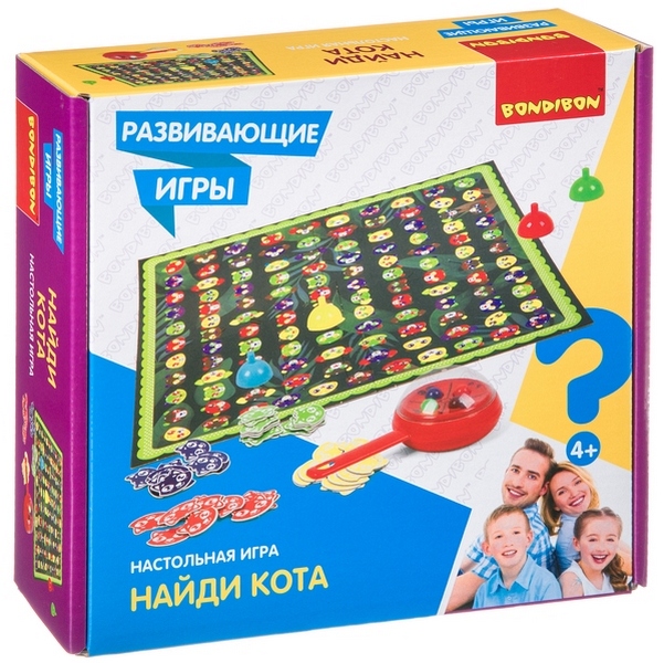 фото Настольная игра bondibon найди кота