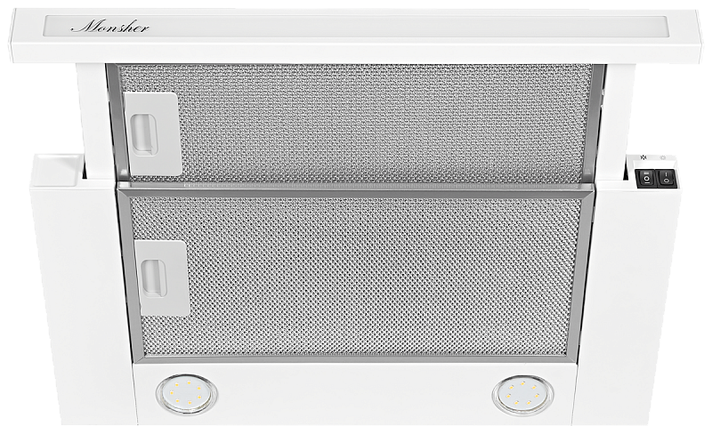 

Вытяжка встраиваемая Monsher TELE II 50 GW белый, TELE II 50
