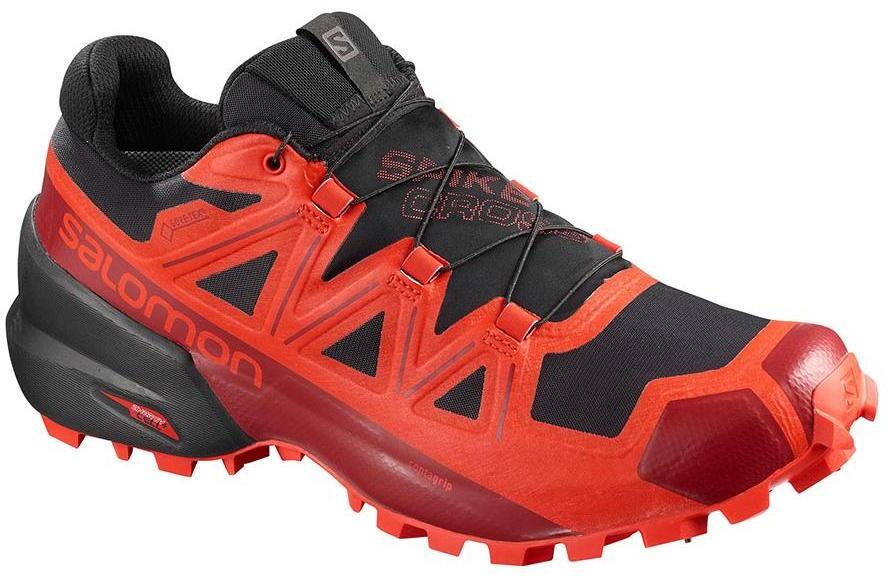 фото Кроссовки мужские salomon spikecross 5 gtx красные 12 uk