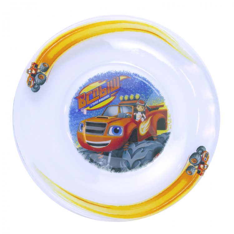 Тарелка стеклянная ND Play Вспыш и чудо-машинки Скорость 2.0, 19,5 см тарелка стеклянная сервировочная рени 24 5×6 см прозрачный