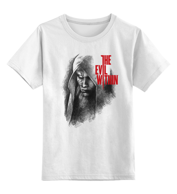 

Детская футболка Printio The evil within цв.белый р.140, 0000000756466