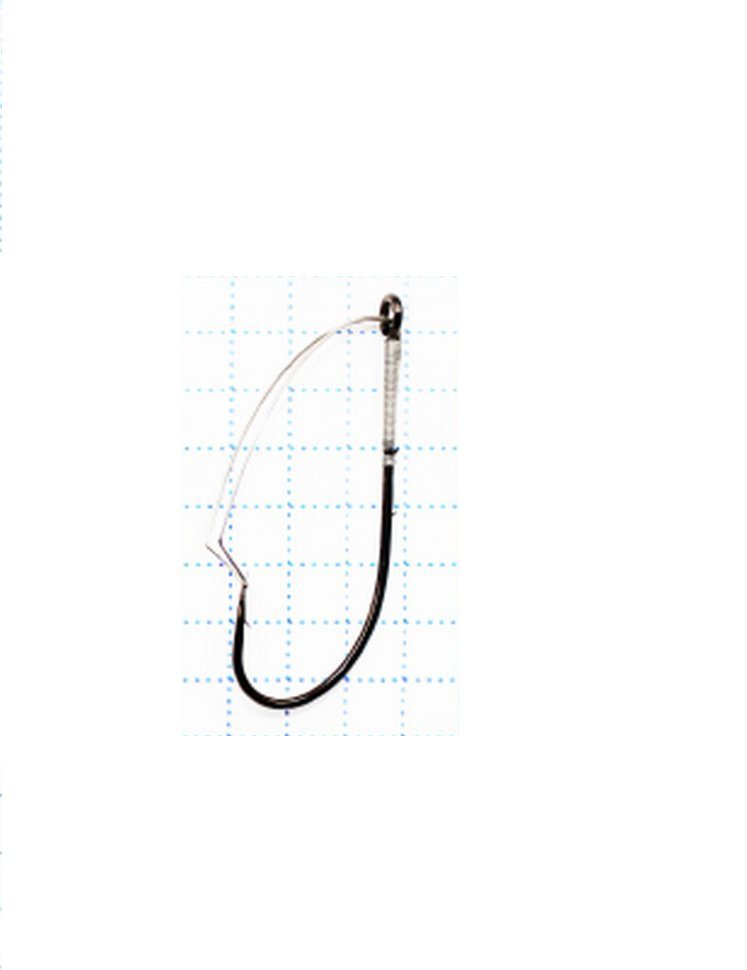 

Крючок Koi Weedless Single Hook № 2 , BN, незацепляйка (10 шт.) KH5241-2BN, Черный