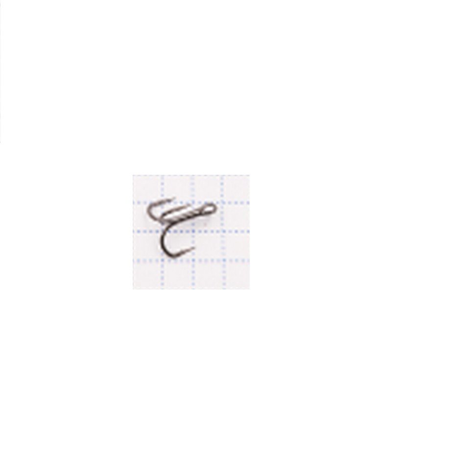 

Крючок Koi Slender Round Treble № 16 , BN, тройник (5 шт.) KH3236-16BN, Черный