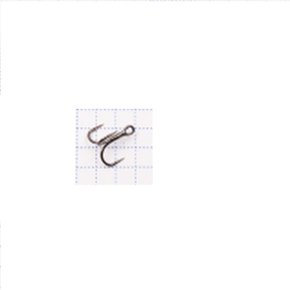 

Крючок Koi Slender Round Treble № 14 , BN, тройник (5 шт.) KH3236-14BN, Черный