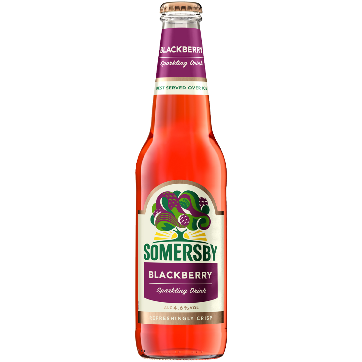 

Сидр Somersby, сладкий, ежевика, 4.6 %, 0.4, л