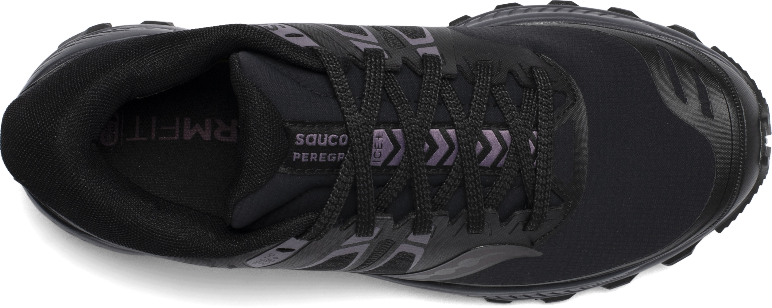 фото Кроссовки женские saucony peregrine ice+ черные 7.5 us