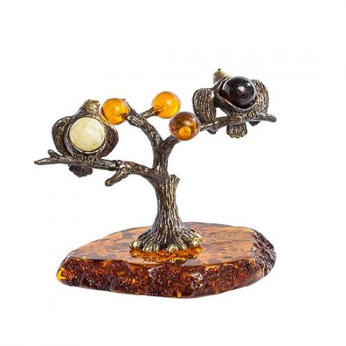 

Фигурка декоративная Art East, Синички на дереве, 4,5 см, Золотистый