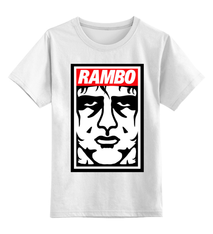 

Детская футболка классическая унисекс Printio Рэмбо (rambo), Разноцветный, 0000000749893