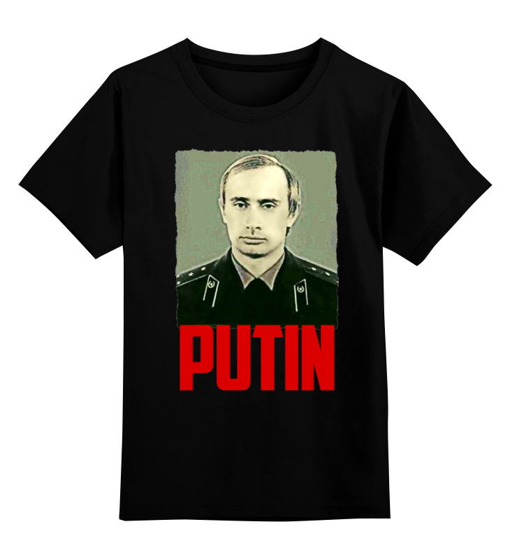 

Детская футболка Printio Putin цв.черный р.152, 0000000746528