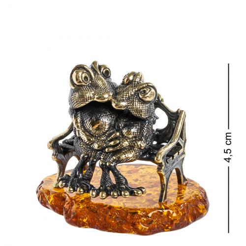 

Фигурка Art East, Лягушки влюбленные, 4,5 см, Золотистый
