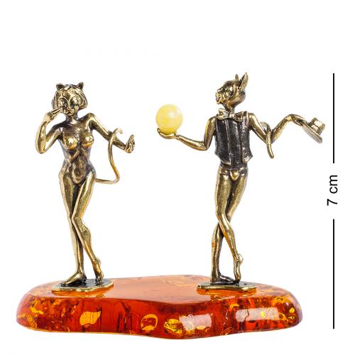 

Фигурка Art East, Кошка и кот с шаром, 7 см, Золотистый