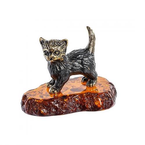 

Фигурка декоративная Art East, Котик Мурзик, 3 см, Золотистый
