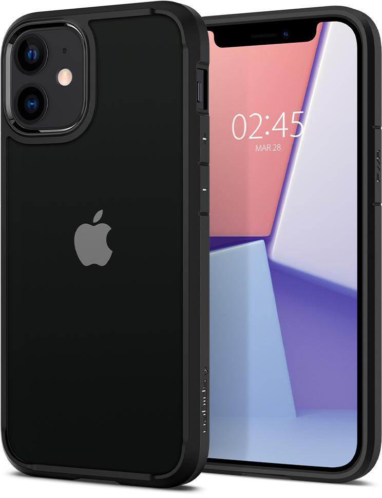 фото Чехол spigen ultra hybrid (acs01746) для iphone 12 mini (black)