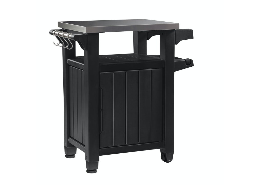 фото Стол для дачи keter unity 324166 black 76,4х52х90 см