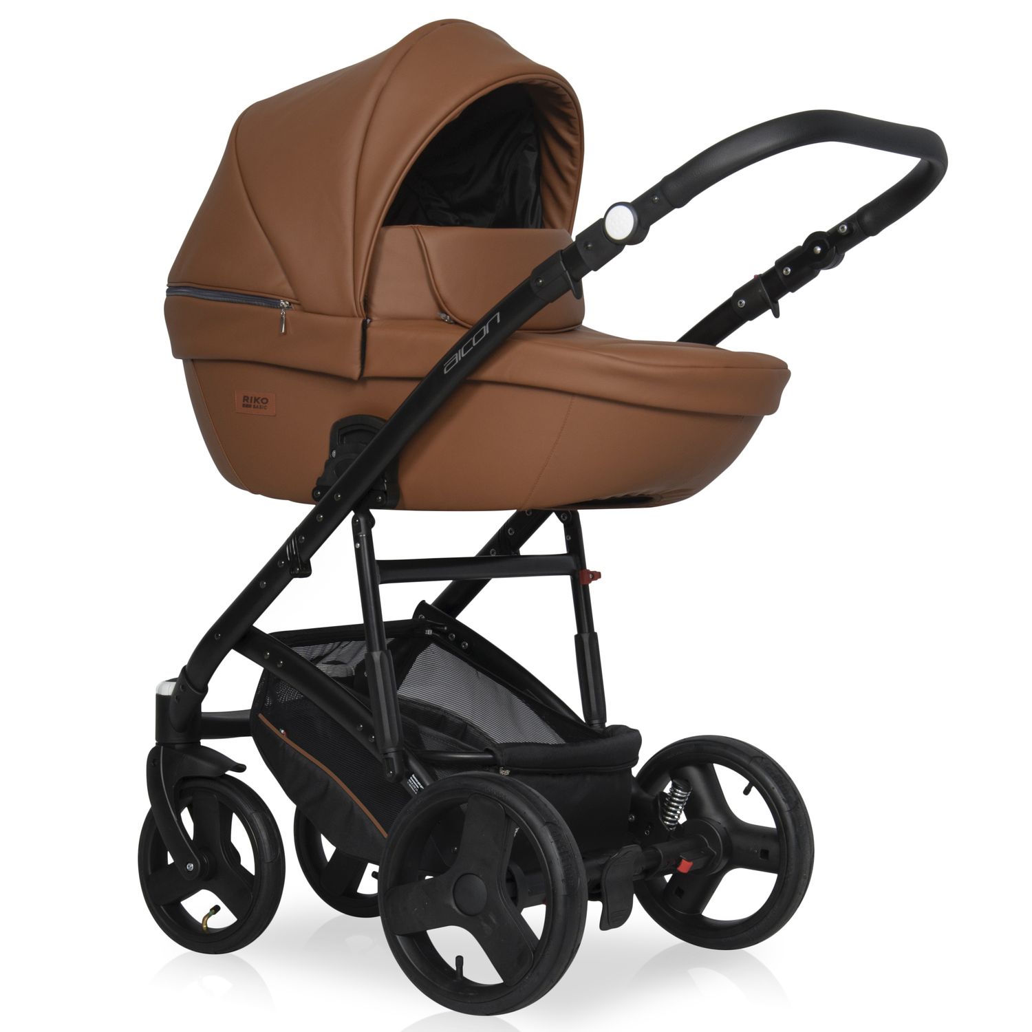 

Коляска 2 в 1 Riko Basic Aicon Ecco Brown, Aicon Ecco