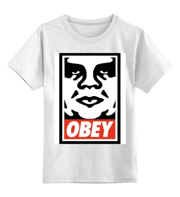 

Детская футболка классическая унисекс Printio Obey., Разноцветный, 0000000735004