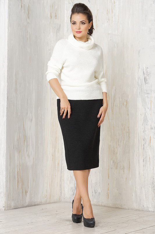 

Юбка женская VAY 192-5005 черная 50, 192-5005