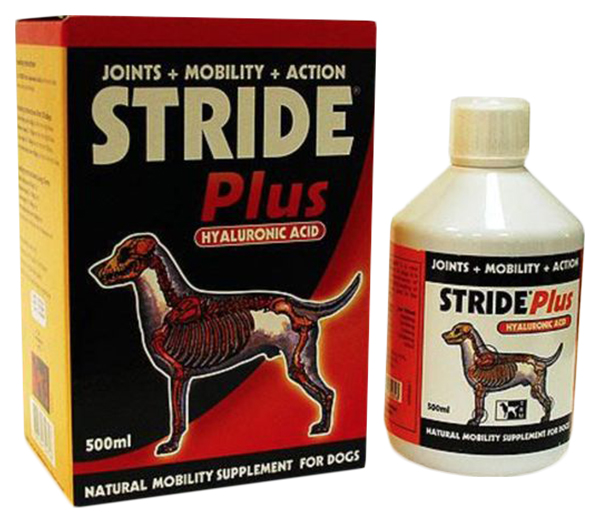 Кормовая добавка для собак Stride Plus, лечение и профилактика заболеванй суставов 500 мл