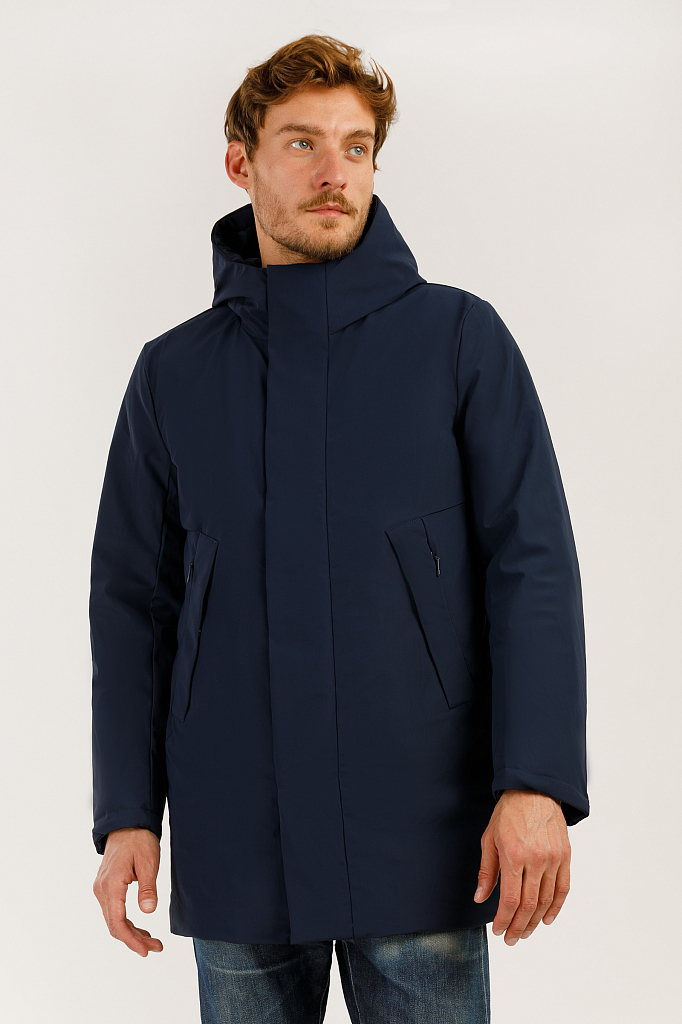 

Зимняя куртка мужская Finn Flare A19-42029 синяя 3XL, A19-42029