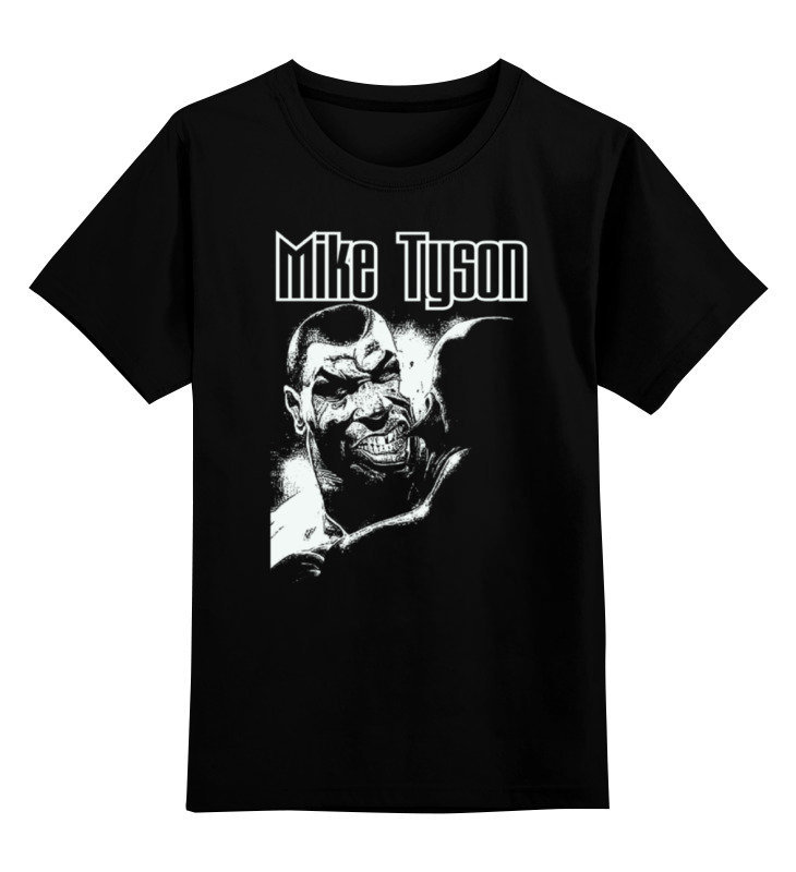 

Детская футболка Printio Mike tyson цв.черный р.164, 0000000746320