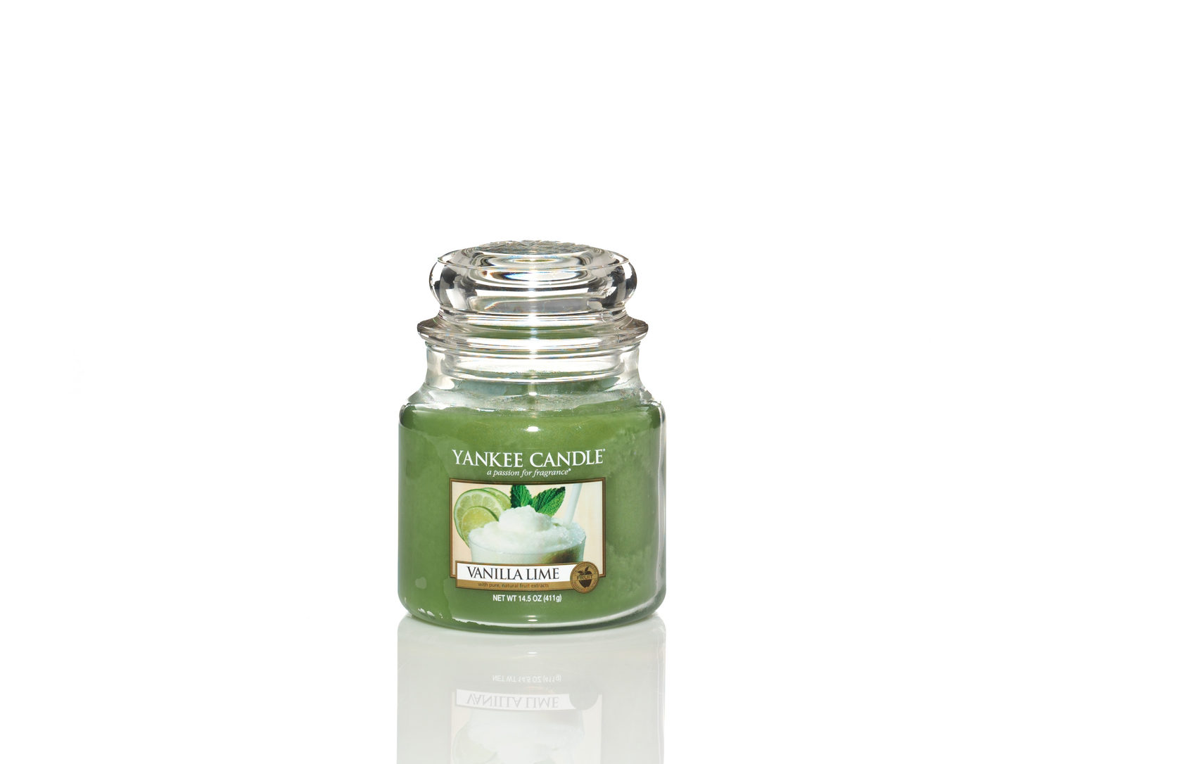 фото Свеча ароматическая yankee candle ваниль и лайм/ vanilla lime 65-90 ч