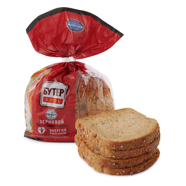 Хлеб серый Бутерхлеб Зерновой 200 г