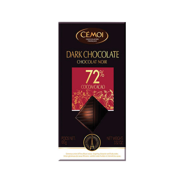 Шоколад Cemoi 72% какао горький 100 г