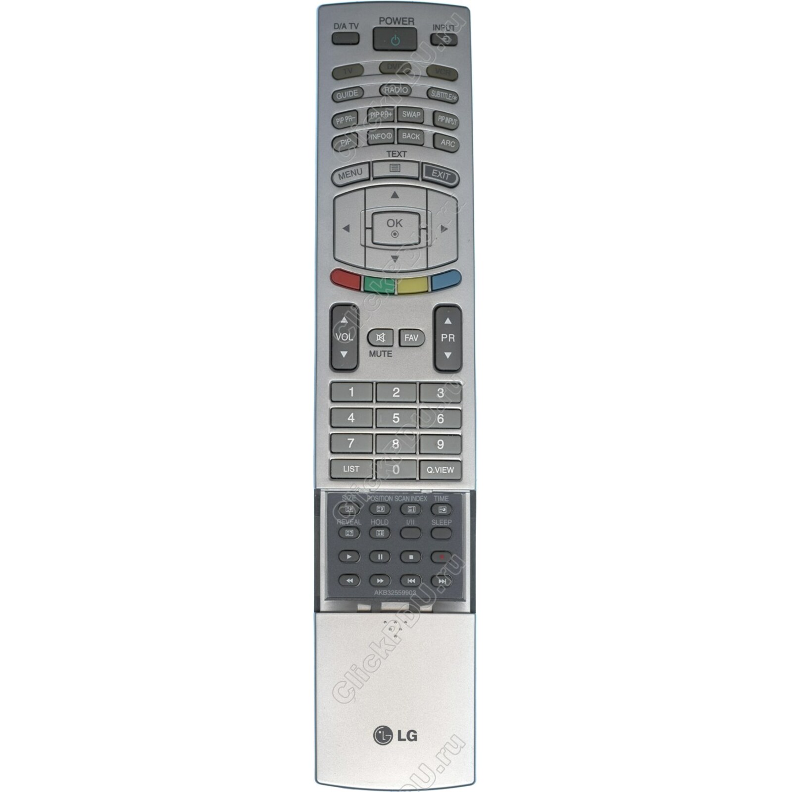 фото Пульт ду lg akb32559903 silver