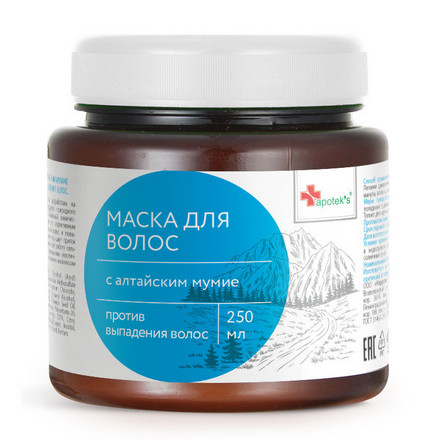 Маска для волос Apotek`s с алтайским мумие 250 мл