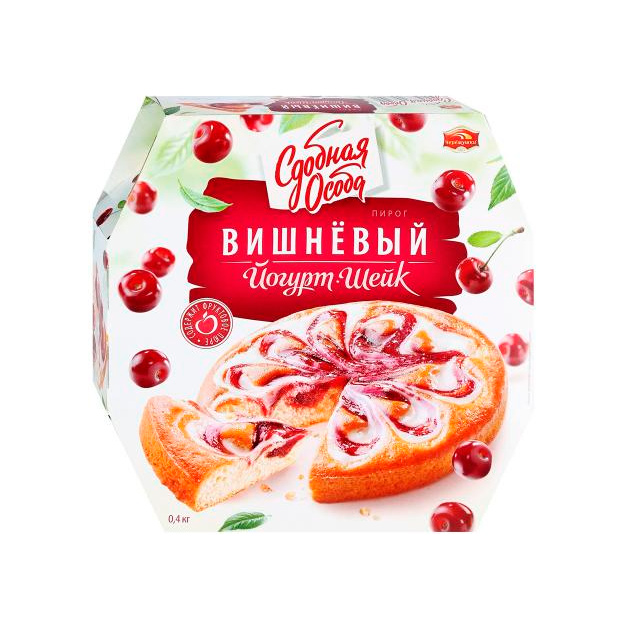 

Пирог Сдобная Особа Йогурт-Шейк вишня 640 г