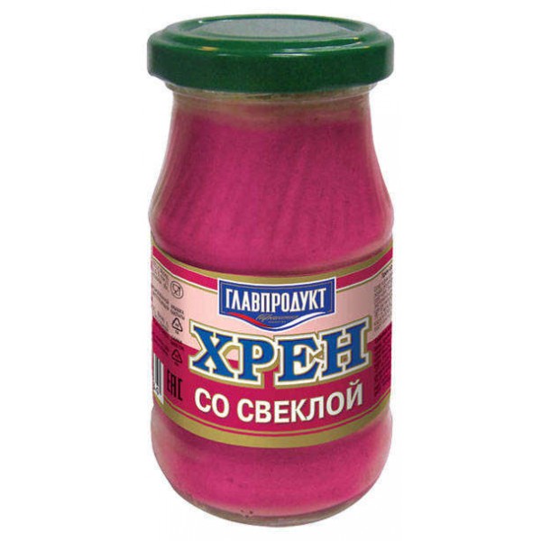 Хрен Главпродукт со свеклой 170 г