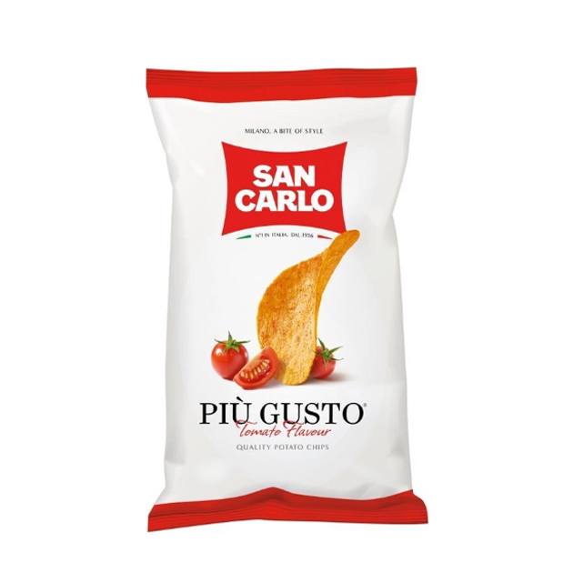 Чипсы San Carlo Piu Gusto картофельные со вкусом томата 50 г