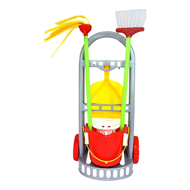 Набор для уборки игрушечный Полесье Чистюля-мини набор для уборки со шваброй paul masquin magicmop