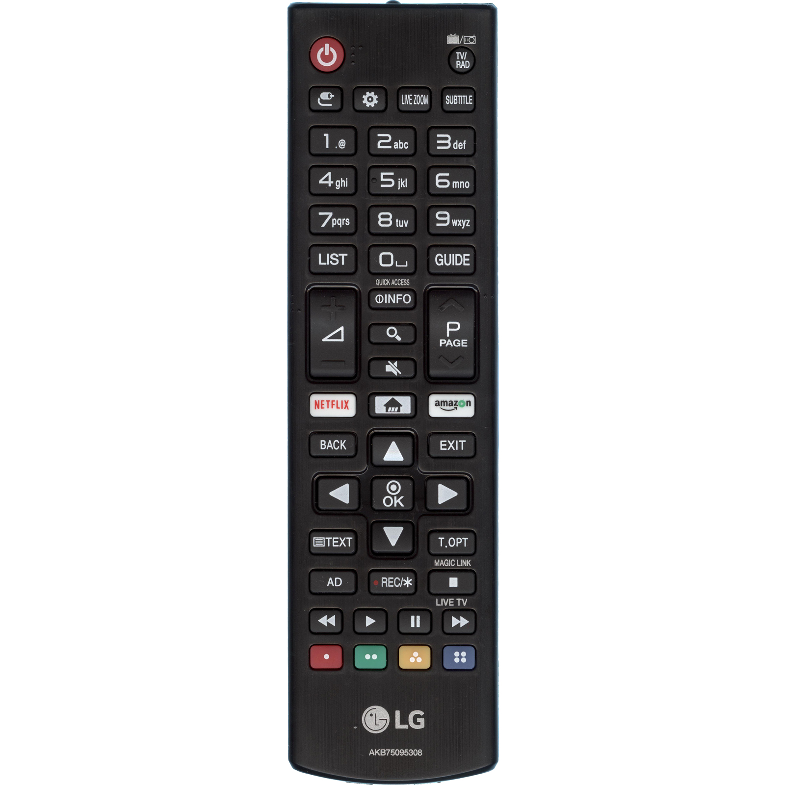 Пульт ДУ LG AKB75095308 Black