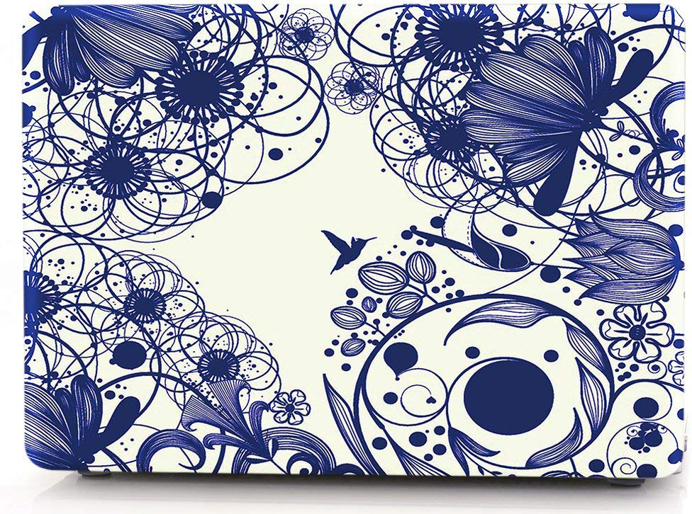 

Накладка i-Blason Cover для MacBook Pro 15 A1707 (Blue Line Flowers), Cover