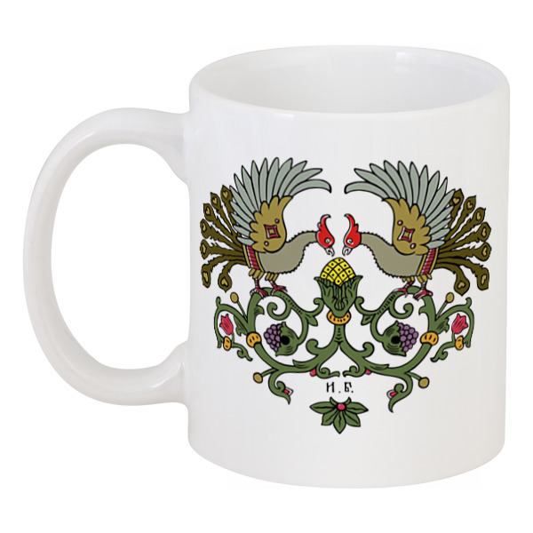 фото Кружка printio виньетка с птицами