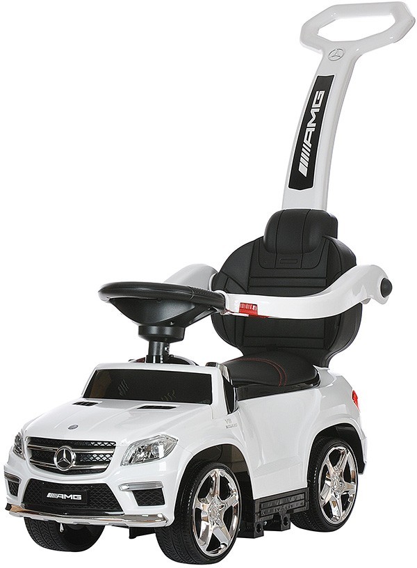Купить Детский электромобиль - каталка Mercedes GL63 AMG White LUXURY SX1578H, Hollicy,