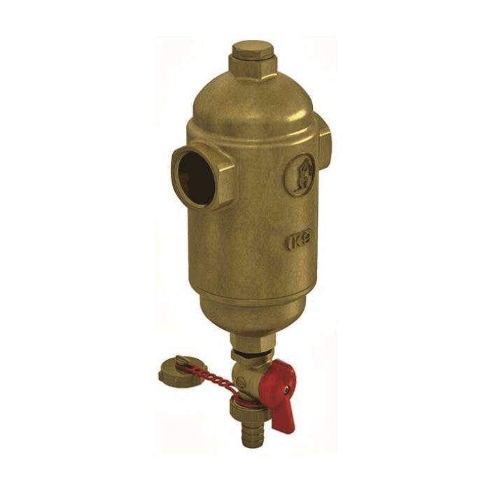 

Дешламатор магнитный T-образный латунь Ду 20 Ру10 G3/4" ВР R146D Giacomini R146DY014, R146D