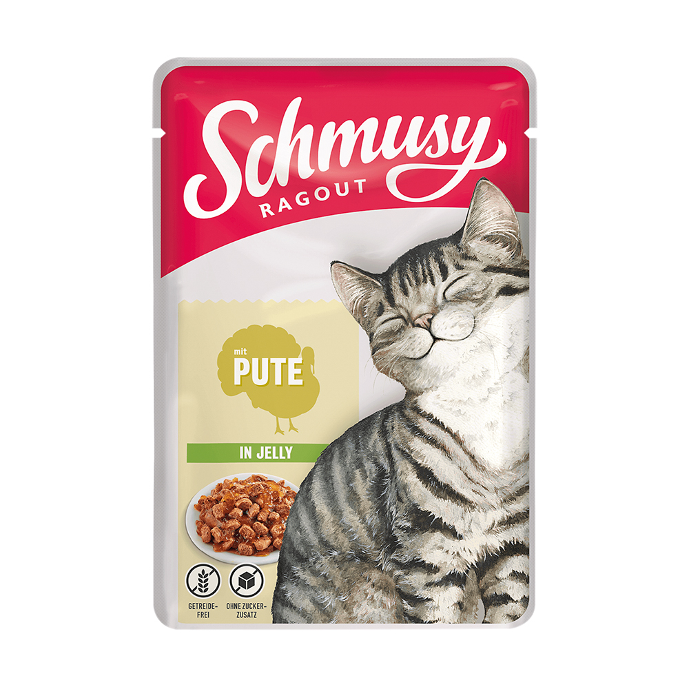 фото Влажный корм для кошек schmusy , индейка в желе, 100г