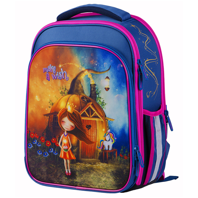 

Ранец детский Berlingo Expert Plus. Magic, 37x28x18 см, Синий