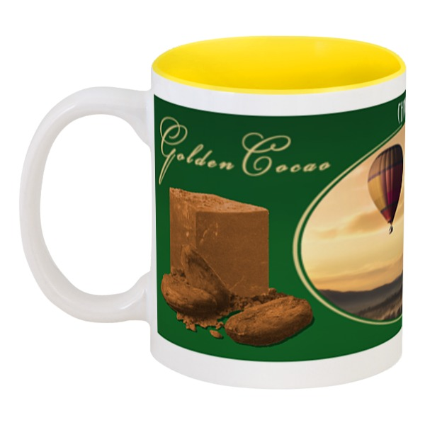 

Кружка Printio цветная внутри Golden cacao