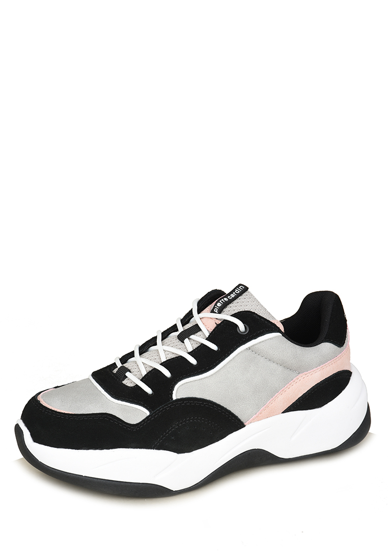 

Кроссовки женские Pierre Cardin 118047 черные/серые 40 RU, Серый, 118047