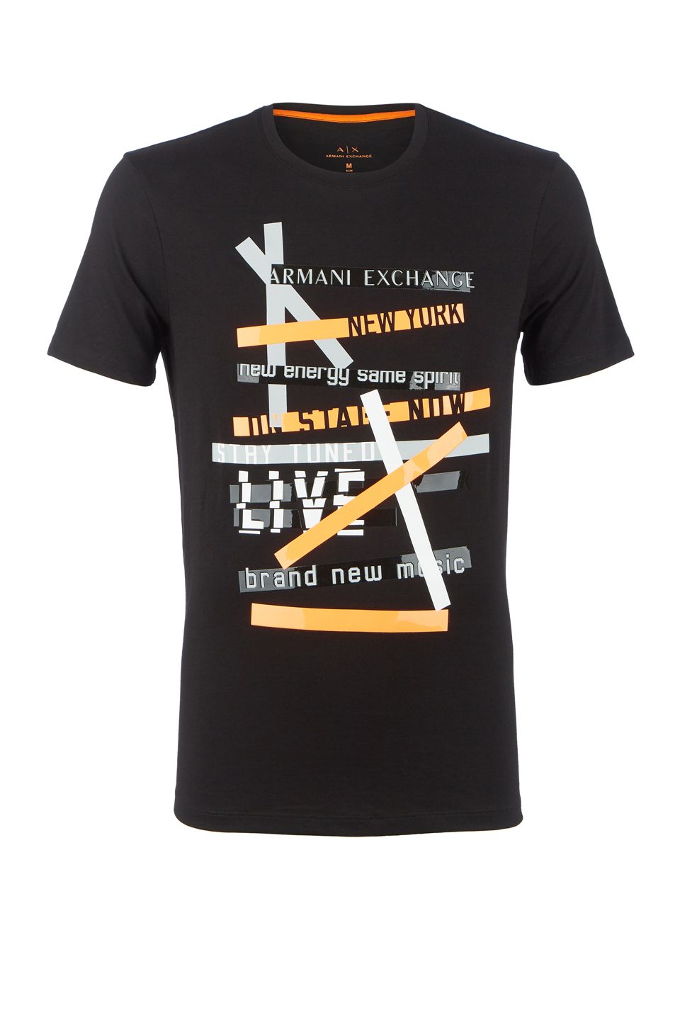 

Футболка мужская Armani Exchange 3HZTBV ZJH4Z 1200 черная 2XL, Черный, 3HZTBV ZJH4Z 1200