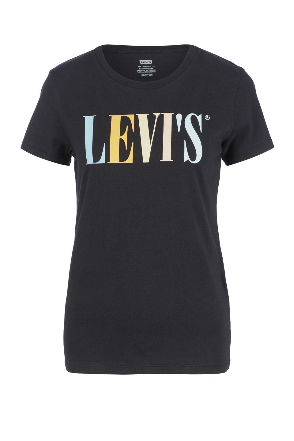 

Футболка женская Levi's 1736909590 черная L INT, Черный, 1736909590