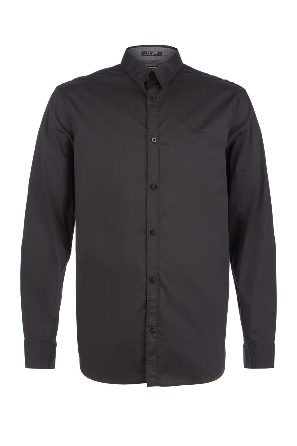 

Рубашка мужская Guess M01H25-W7ZK0-JBLK черная S, Черный, M01H25-W7ZK0-JBLK